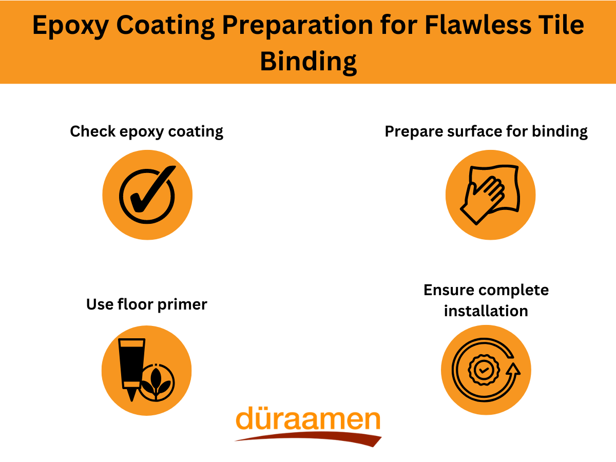 Epoxy Coating Preparation For Flawless Tile Binding
