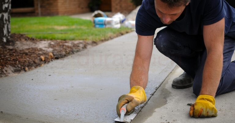 How To Create A Broom Finish Concrete Driveway, Patio, Or Pool Deck