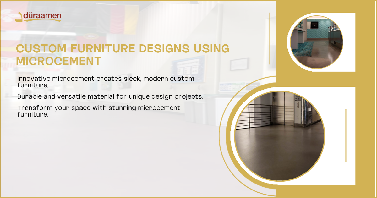 Innovative Ways To Incorporate Microcement In Custom Furniture Designs | 3