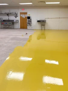 Yellow Urethane-Concrete Floor For The Commercial Bakery, Everything Bagel | Image 02