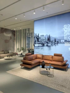 Elegant Microcement Flooring By Duraamen In The Chateaux Furniture Gallery In Dubai. Image 11