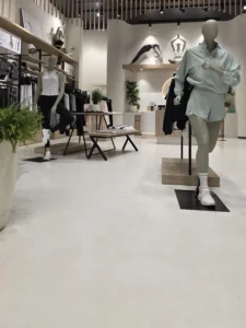 Lifestyle Choice (L/C) Retail Clothing Stre In Dubai Hills Mall Is Finished With Microcement Flooring From Duraamen. Image 12