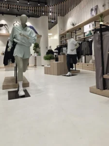 Lifestyle Choice (L/C) Retail Clothing Stre In Dubai Hills Mall Is Finished With Microcement Flooring From Duraamen. Image 11