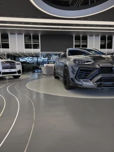Uno Luxury Auto Dealership In The Uae Has A Designer Microcement Floor From Duraamen. | Image 11