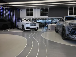Uno Luxury Auto Dealership In The Uae Has A Designer Microcement Floor From Duraamen. | Image 10