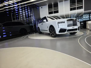 Uno Luxury Auto Dealership In The Uae Has A Designer Microcement Floor From Duraamen. | Image 08
