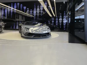 Uno Luxury Auto Dealership In The Uae Has A Designer Microcement Floor From Duraamen. | Image 06