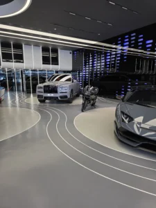 Uno Luxury Auto Dealership In The Uae Has A Designer Microcement Floor From Duraamen. | Image 05