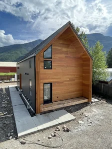 Discover This Stunning Modern Home In The Mountainous Region Of Hungry Horse, Montana, Where The Beauty Of Arapido Sprayable Microcement Flooring Takes Center Stage