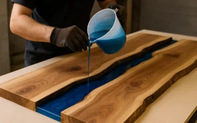 How To Make an Epoxy Resin River Table with Wood?